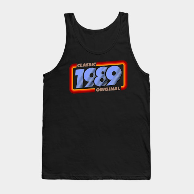 1989 Classic Retro Original B Day Tank Top by A-Buddies